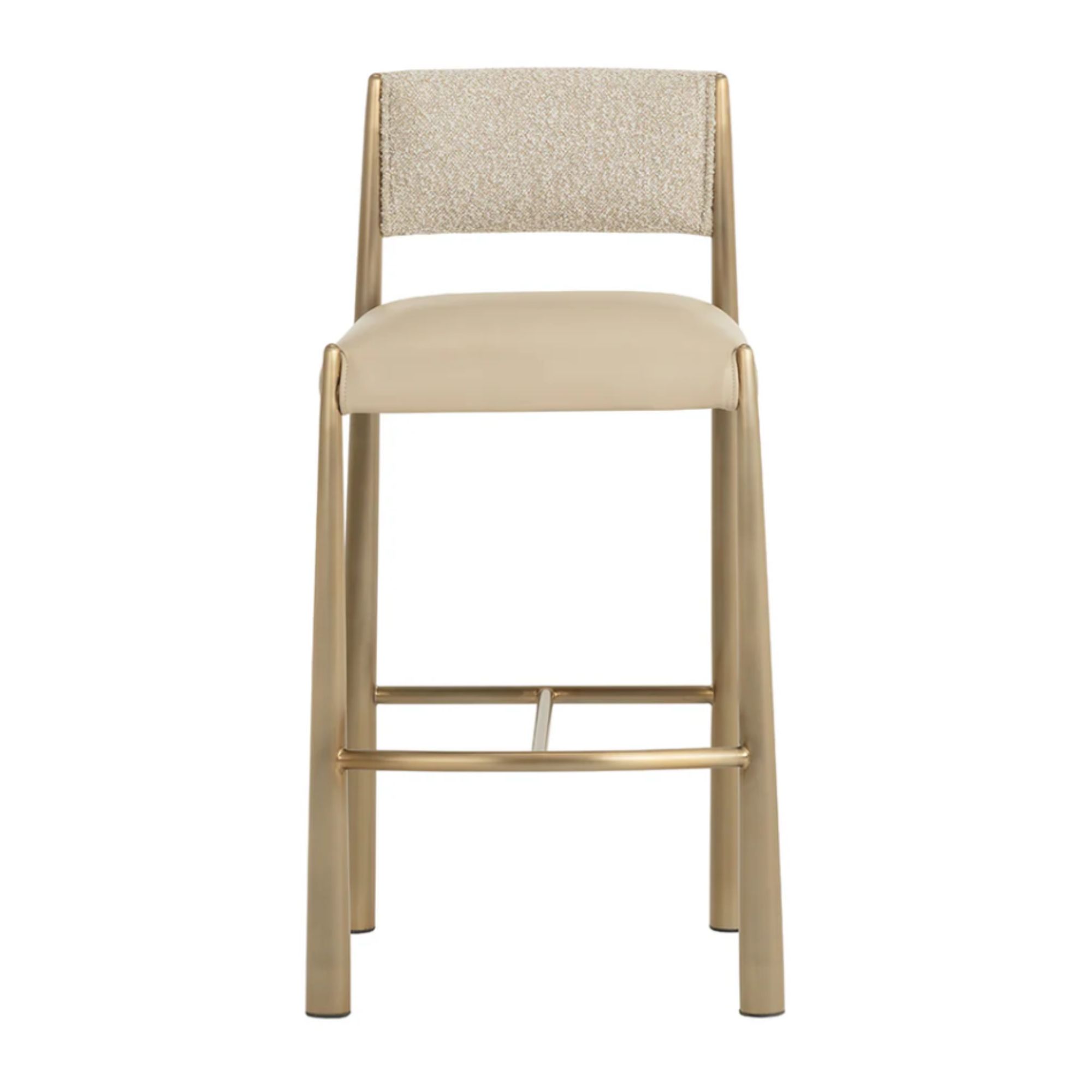 Bayard Barstool - Antique Brass